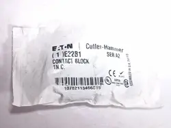 EATON CUTLER HAMMER E22B1 A2 CONTACT BLOCK 1 NC