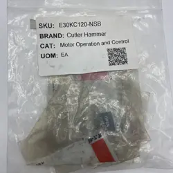EATON CUTLER HAMMER E30KC120 EXTENDED BUTTON BLACK OPEN TYPE C NEW