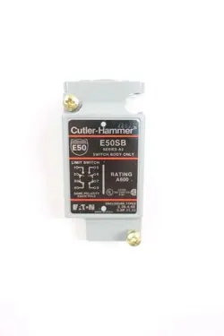 EATON CUTLER HAMMER E50SB HEAVY DUTY PLUG-IN SWITCH