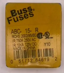 FUSE CERM 15A