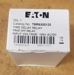EATON TMR6X00120 TIME DELAY RELAY -  NEW IN BOX