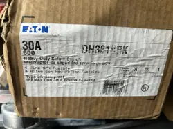 EATON CORPORATION DH361NRK  IT IS NEW IN BOX BUT BOX IS IN BAD SHAPE. FUSED 3R