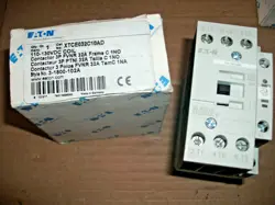 EATON XTCE032C10AD 110-130VAC COIL 3P FVNR 32A FRAME C 1NO CONTACTOR - 2 AVAIL