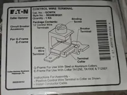 CONTROL WIRE TERMINAL