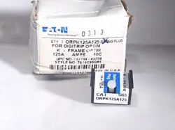 EATON ORPPK125A125 CIRCUIT BREAKER RATING PLUG FOR OPTIM K FRAME 125A 7879C95G65
