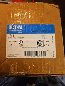 LOT OF 4 EATON CROUSE-HINDS 744 2 1/2