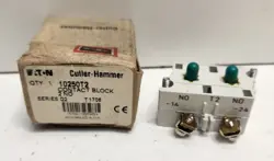 NEW IN BOX! EATON CUTLER-HAMMER 600V 2NO CONTACT BLOCK 10250T2