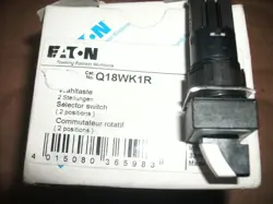 EATON Q18WK1R 2 POSITION SELECTOR SWITCH - 15 AVAILABLE
