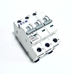 EATON 3-POLE MINIATURE CIRCUIT BREAKER WMZS3C10 480V **NEW OPEN BOX** SPAIN