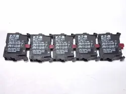 EATON M22-K01 CONTACT BLOCK 1 NC M22-KO1 M22K01 - LOT OF 5 PIECES