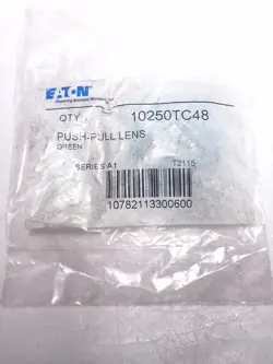 EATON CUTLER HAMMER 10250TC48 PUSH PULL PUSH BUTTON LENS GREEN 11 AVAILABLE