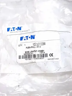 EATON CUTLER HAMMER 10250TC58 PUSH PULL BUTTON LENS GREEN 5 AVAILABLE