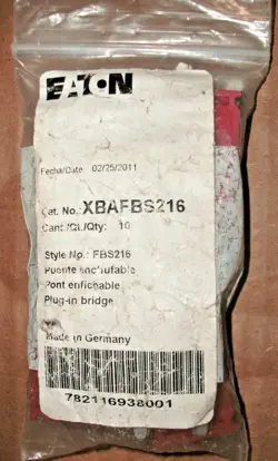 EATON XBAFBS216 PLUG