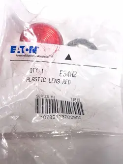 EATON CUTLER HAMMER E34H2  PUSH BUTTON LENS PLASTIC RED
