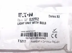 EATON CUTLER HAMMER E22R2 LIGHT UNIT WITH BULB