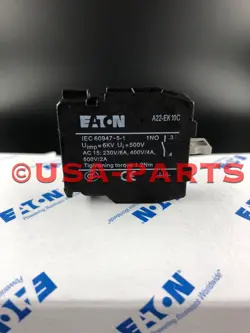 EATON MOELLER A22-EK10C  CONTACT BLOCK   ** NEW **  A22EK10C