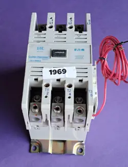 EATON CUTLER HAMMER CONTACTOR,  SERIES A2, CE15MN3, 10E, 3 PHASE