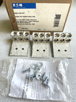 NEW EATON CUTLER HAMMER 1MPLK4 BOX LUG KIT 600A FOR 1MP TYPE METER PACKS  3 LUGS