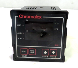 CHROMALOX 3101-11000 SAFETY LIMIT CONTROLLER, FOR PARTS/ REPAIR