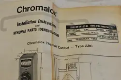 NEW CHROMALOX TEMPERATURE
