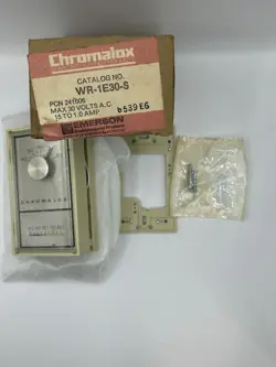 CHROMALOX WR-1E30-S NON-PROGRAMMABLE THERMOSTAT WALL-MOUNTED 40-80 DEG F 30V MAX