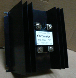 CHROMALOX 4115-40400, SOLID STATE RELAY 480VAC 40A/ 3-32VDC, -USED-