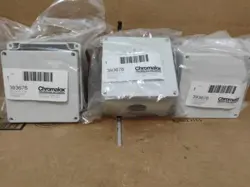 (LOT OF 4) CHROMALOX  JUNCTION BOX #393676 5X5X3.5