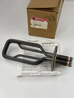 CHROMALOX ELECTRIC DISHWASHER HEATING ELEMENT ET 78F-1377-004 200/208-V-3P-5-KW