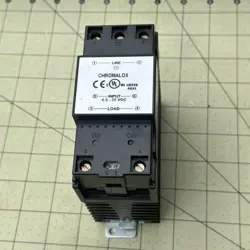 CHROMALOX 4001 DIN RAIL MOUNT SCR SINGLE PHASE POWER CONTROLLER 4001-45670 WORKS