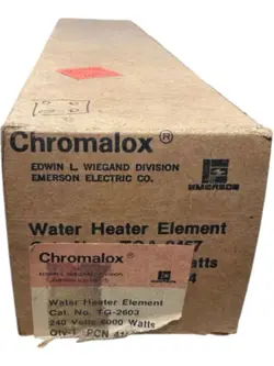 CHROMALOX TG-2603, 240V 6000W WATER HEATER ELEMENT **SALE**