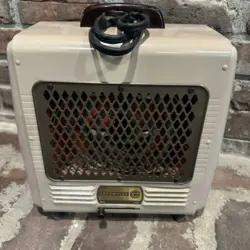 VINTAGE MCM CHROMALOX HEAT COIL STYLE SPACE HEATER - READ DESCRIPTION - BUB