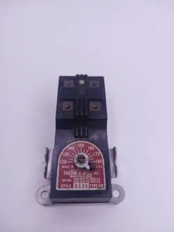 VINTAGE CHROMALOX ELECTRIC WATER HEATER THERMOSTAT R5135AW DOUBLE THROW
