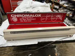 VINTAGE CHROMALOX ELECTRIC HEATER SALESMANS BOX EDWIN L. WIEGAND COMPANY WORKS