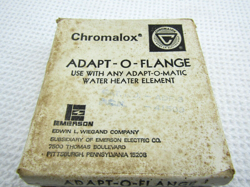 EMERSON CHROMALOX ADAPT-O-FLANGE  2E304 USE W/ADAPT-O-MATIC WATER HEATER ELEMENT