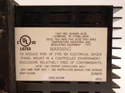 CHROMALOX 2104-AO100 TEMPERATURE CONTROLLER