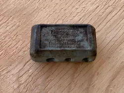 CHROMALOX TRIANGULAR RANGE UNIT - VINTAGE ELECTRIC RANGE BURNER RECEPTACLE BLOCK