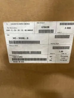 HAGEMEYER  CHROMALOX HEAT & CONTROL VUH-C-25-43-32-00 480V3P BLOW DOWN VERTICAL
