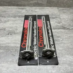 LOT OF 2 CHROMALOX FTG1453 WATER HEATER ELEMENT, 240V 4500 WATT, NEW