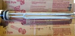 GENUINE CHROMALOX SG-2457 / SG2457 WATER HEATER ELEMENT 4500W, 240VAC W/GASKET
