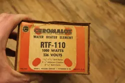 CHROMALOX RTMF-110 WATER HEATER ELEMENT 1000W 236V - NOS
