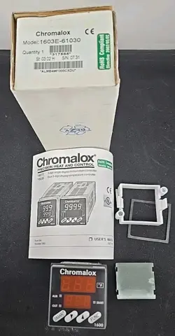 CHROMALOX 1603E-61030 DUAL 3 DIGIT DISPLAY TEMPERATURE CONTROLLER