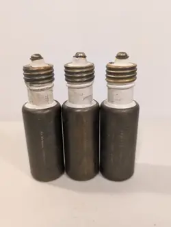 SET OF 3 EMERSON CHROMALOX SCB-150 EDISON SCREW BASE CARTRIDGE HEATER 150W 120V