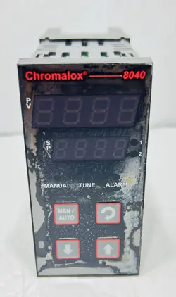 CHROMALOX 8040-RRR000 , TEMPERATURE CONTROLLER , 30 DAYS WARRANTY