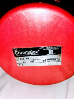 CHROMALOX EMERSION HEATER 15KW 240V 3 PHASE