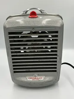 VINTAGE CHROMALOX DELUXE SPACE HEATER.