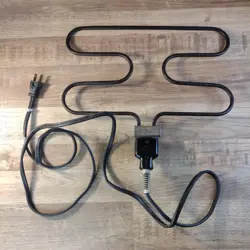 HEATING ELEMENT W CORD FLAVO-RITE ROTISSERIE BR-500 VINTAGE CHROMALOX 871601