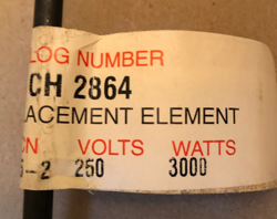 ELEMENT FITS WESTINGHOUSE