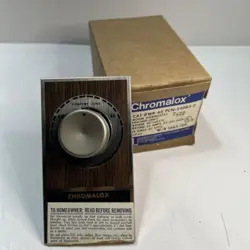 VINTAGE CHROMALOX THERMOSTAT MODEL WR-66