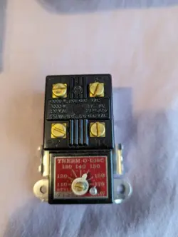 ELECTRIC WATER HEATER THERMOSTAT CHROMALOX   PCN NO. 41114-1