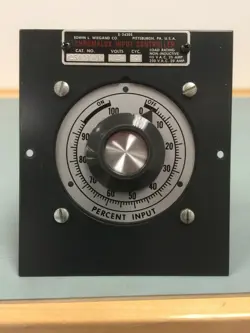 EDWIN WIEGAND, CHROMALOX VCF402A15, INPUT CONTROLLER.  15 SEC.  304C-M90004-07